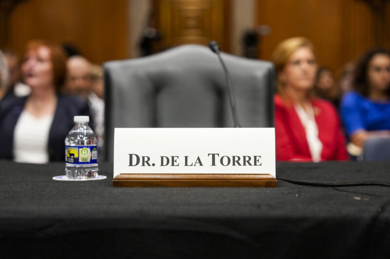 The vacant Steward Health Care System CEO Dr. Ralph de la Torre who did not appear during the US Senate Committee on Health, Education, Labor and Pensions Examining Critical Health Care Disclosure: How Management Decisions Affect the Patient. Maintenance. 